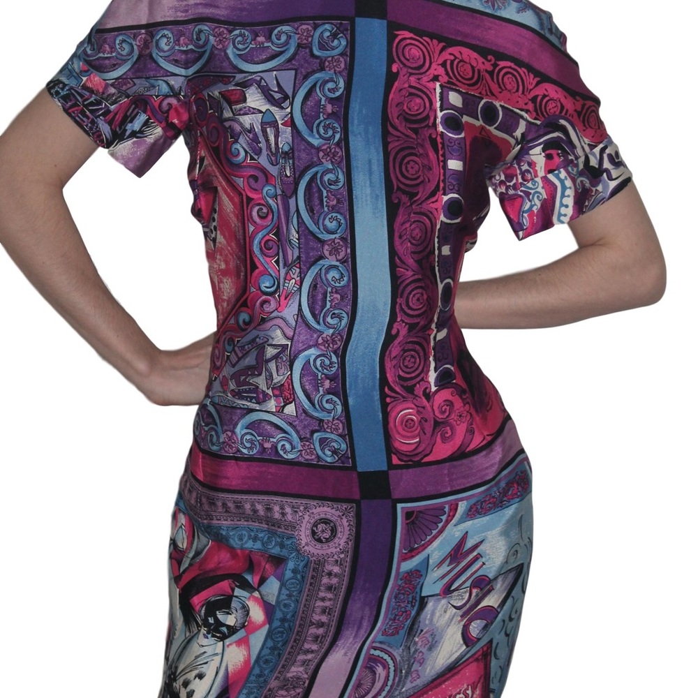 🎼 1991 Deadstock NWT Vintage Gianni Versace Music Dress - Picture 7 of 15